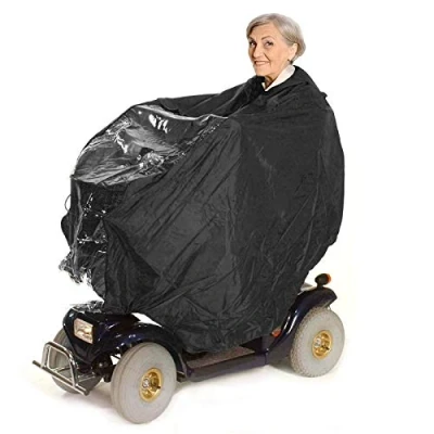 Image of Bramble Universal Wind &amp; Waterproof Full Body Wheelchair Hooded Poncho Cover