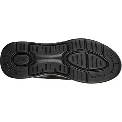Image of Skechers Men&#039;s Go Walk Arch Fit Idyllic Sneaker,Black Textile/Synthetic/Trim,10 UK
