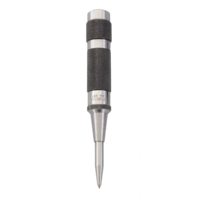 Image of Starrett 18C Automatic Centre Punch Heavy Duty With Adjustable Stroke, 5 1/4&quot; Length, 11/16&quot; Diameter