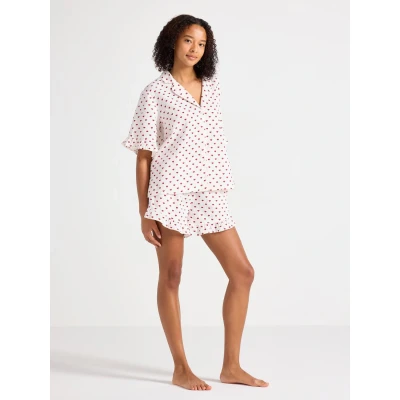 Image of Lindex Pyjama set, Women&#039;s, Size: XL, Red