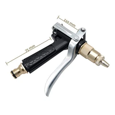 Image of Car Washing Nozzles &amp; Spray Guns, High Pressure Garden Water Gun Brass Nozzle Hose Pipe Lawn