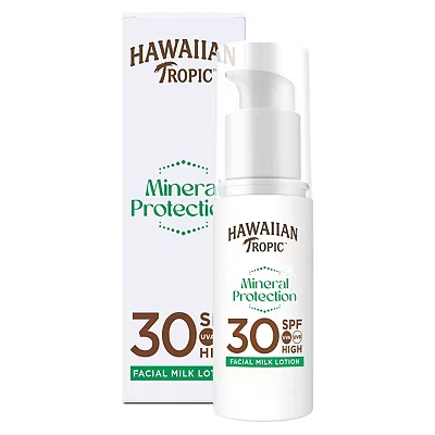Image of HAWAIIAN TROPIC Mineral Facial Milk SPF 30 50 ml Sunscreen for Face