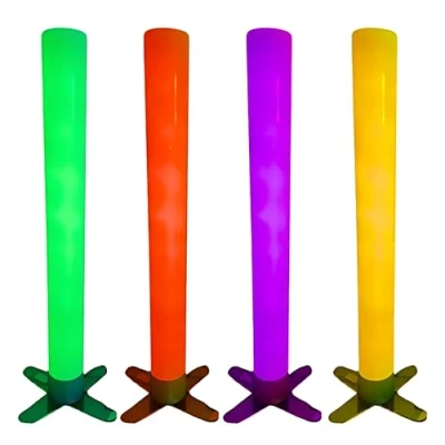 Image of Playlearn 120cm Sensory Changing Waterless Tube for Room Equipment Pulse LED Light Sound Reactive Bedroom &amp; Gaming Corner Lamp Multi Exploration Kids