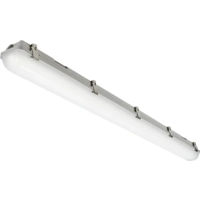 Image of KnightsBridge 230V IP65 IK08 4ft Selectable 19W/37W CCT Adjustable Microwave Non Corrosive