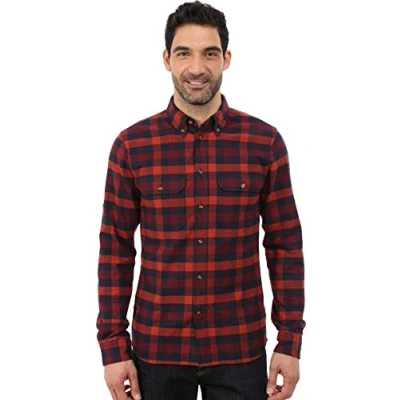 Image of Fjallraven Men&#039;s Skog Shirt, Navy, XX Large