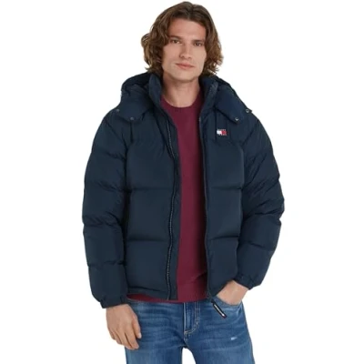 Image of Tommy Jeans Alaska Puffer Down jacket, Men&#039;s, Size: XL, Dark night navy