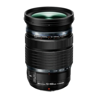 Image of OM SYSTEM M. Zuiko Digital ED 12 100mm F4 IS Pro Lens, suitable for all MFT cameras (Olympus D &amp; PEN models, Panasonic G series), black