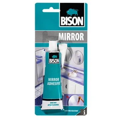 Image of Bison Mirror Adhesive Glue 60ml Tube Moisture Resistant 6305378