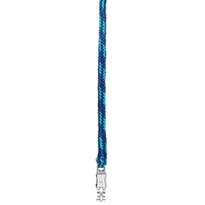 Image of PFIFF Lead Rope, Black/Turquoise/Blue, 200