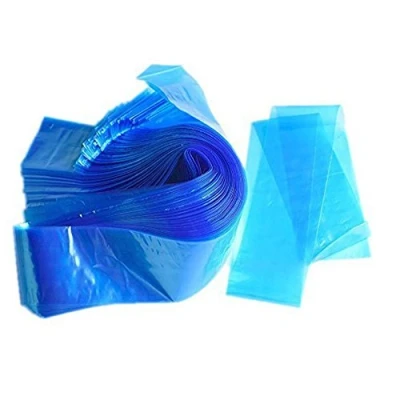 Image of ATOMUS 100Pcs Disposable Tattoo Clip Cord Sleeves Blue Plastic Cover Bags Pen Bag Machine Accessories (# 01)…
