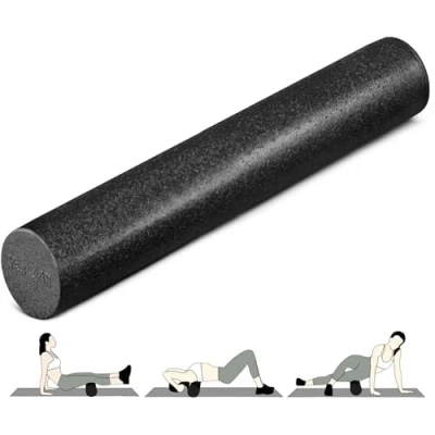 Image of Yes4All Foam Roller Ultra Lightweight High Density EPP Muscle 30/45/60/90 CM Long for Back, Legs, Workouts, Trigger Point Exercise, Gym, Pilates, Fitness, Yoga, Deep Tissue Massage