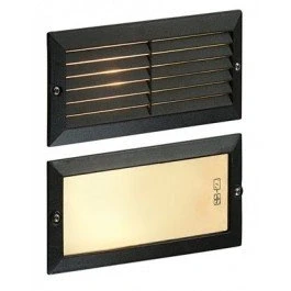Image of Saxby Lighting Eco Plain IP44 60W Brick Light (Textured Black)