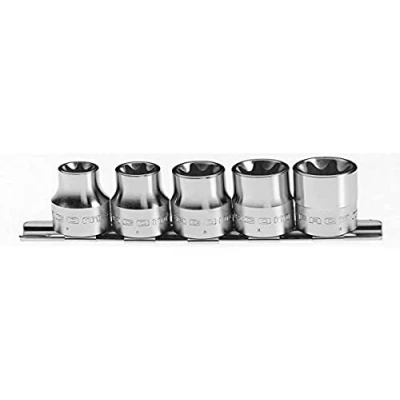 Image of Facom STX.40 SET of 5 TORX CUPS ON RACK