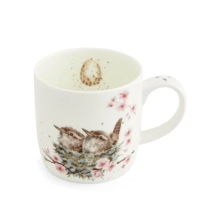 Image of Wrendale Designs ‘Feather your nest’ Wren Mug