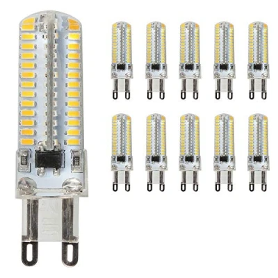 Image of Mengjay® G9 104 SMD 3014 LED light bulb warm white AC200 240 V 4 W Pack of 10