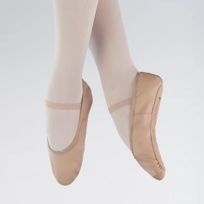 Image of 1st Position Leather Ballet Shoes (Child UK 9) Pink