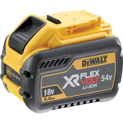 Image of Dewalt DCB547 XJ XR Flex Volt Battery, 18 V, Yellow/Black, 9 A