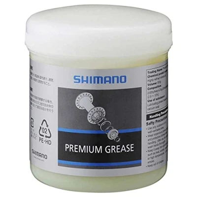 Image of SHIMANO Premium Dura Ace 500 g tub Grease for Bicycle Maintenance, White