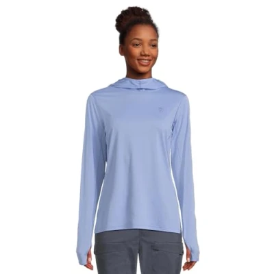 Image of Fjallraven 84108 537 Abisko Sun hoodie W Sweatshirt Women&#039;s Ultramarine Size XS