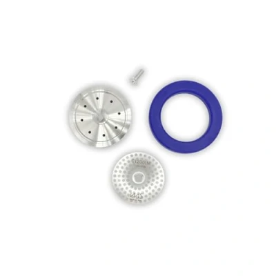 Image of Stainless Steel Precision Kit Compatible with Double Boiler Breville/Sage. IMS Screen, Shower Holder, Silicone Gasket. Fits 900 Series, Oracle, Dual