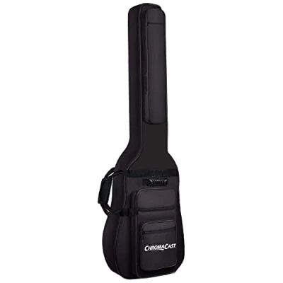 Image of ChromaCast Electric Bass Guitar Padded Gig Bag (CC BPB, Black