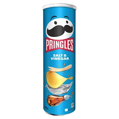 Image of Pringles Salt &amp; Vinegar Sharing Crisps 185g