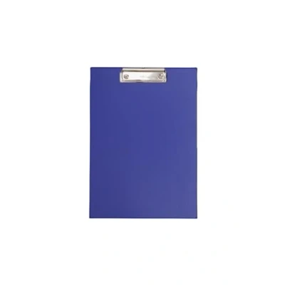 Image of MAUL 2335237 A4 Portrait Clipboard with Foil Cover Dark Blue