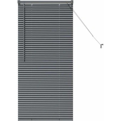 Image of With Curtains Other Manual Dark gray 60 x 130 cm Aluminium Vidaxl