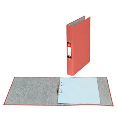 Image of 5 Star Office Ring Binders 2 O Size 25mm A4 Red [Pack 10]