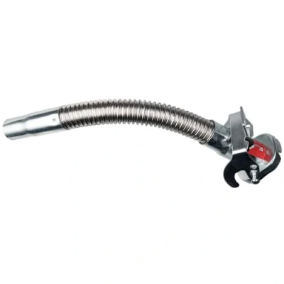 Image of Xtremeauto Jerry Can Spout Silver Flexible &amp; Easy Pouring To Suit 10L, 20L Cans, Air Tight Locking Universal UK/EU Petrol/Diesel Fitting