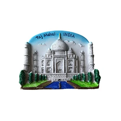 Image of Taj Mahal India 3D Refrigerator Magnet Souvenirs Sticker,Hand Made Home&amp;Kitchen Decoration Fridge