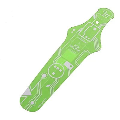 Image of Raleigh Ass Saver Extended Rear Clip On Mudguard Road MTB Bike Green AMG724