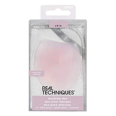 Image of REAL TECHNIQUES Mess Free Masking Applicator &amp; Steam Cloth Duo,4064