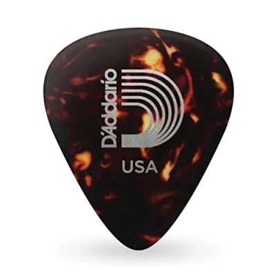 Image of D&#039;Addario Planet Waves Classic Celluloid Shell Picks Extra Heavy Gauge Pack of 25