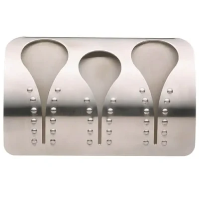 Image of MasterClass Stainless Steel Triple Towel Holder