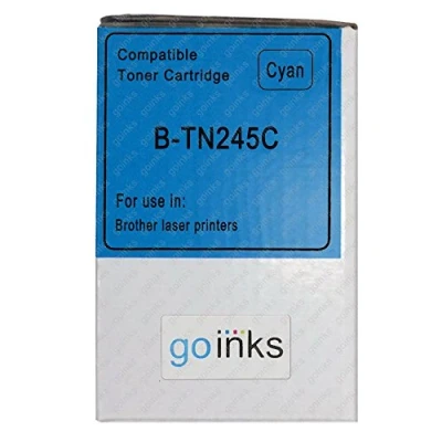 Image of Go Inks 1 Cyan Laser Toner Cartridge to replace Brother TN245C Compatible/non OEM for DCP, MFC &amp; HL Printers