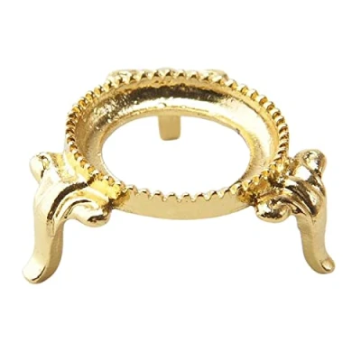 Image of Perfeclan Alloy Ball Stand Gazing Globe for Balls, Sphere Holder Metal Display Stand, Egg Stands, Gold