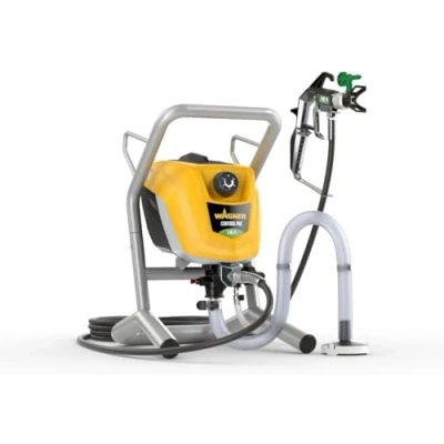 Image of WAGNER Airless ControlPro 250M Paint Sprayer for interior and exterior wood, metal, wall ceiling paints, covers 15 m² in 2 min, 110 bar, adjustable spray pressure, 9 m hose