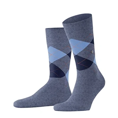 Image of Burlington KING Onesize Socks, Men&#039;s, Size: 7,5 11, Blaugrau/dunkelblau/hellblau