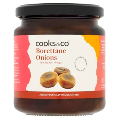 Image of Cooks&amp;Co Grilled Borettane Onions in Balsamic Vinegar 280g