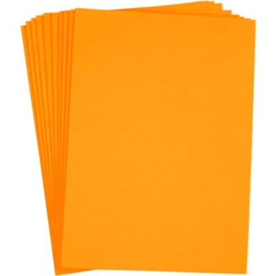 Image of EVA Foam Sheets, A4 21x30 cm, thickness 2 mm, orange, 10sheets