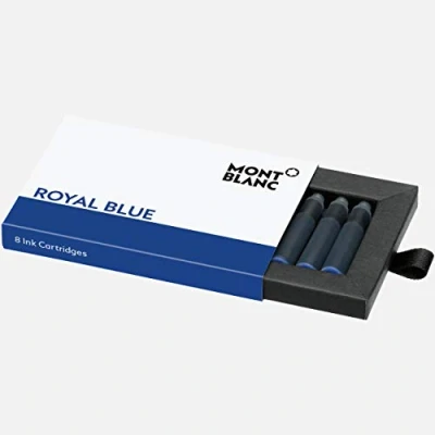 Image of Montblanc INK CART ROYAL BLUE 1PACK=8CART PF BRAND