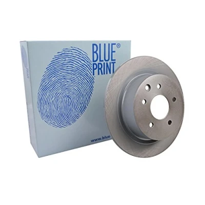 Image of 432069W000, 432069Y000, 43206JA00A, 43206JD00A, 43206JD00B Brake disc BLUE PRINT ADN143127 Rear Axle 292mm 9mm 5 Hole 114mm solid Coated NISSAN: Juke