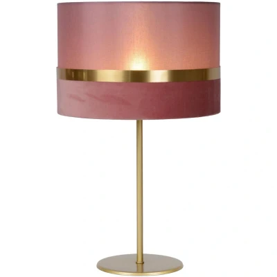 Image of Extravaganza Tusse Retro Table Lamp Ø 30cm 1xE14 Pink