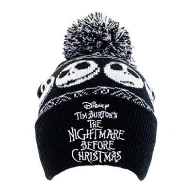 Image of Nightmare Before Christmas Basic Snow Beanie Black/White