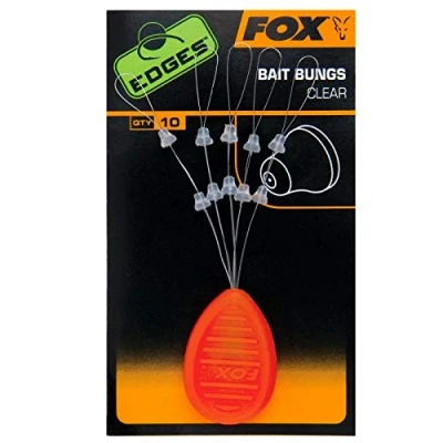 Image of Fox Bait Bungs &#039;Clear&#039; Boiliestoppers