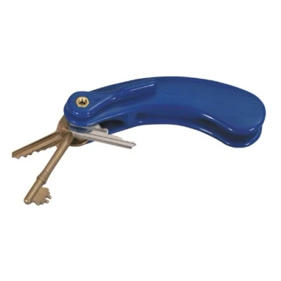 Image of Homecraft Key Turner, Blue, Three Key, Daily Living Aid for Holding, Inserting, &amp; Turning Keys, Grip Device Eldlerly, Handicapped, Disabled Individuals, Limited Hand Function Tool