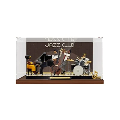 Image of TopBrixx Display Case for Lego Jazz Quartet 21334, 3MM Acrylic Box 21334 (No Model Set Included)
