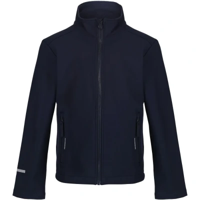 Image of Regatta Professional Kids&#039; Ablaze 2 Layer Softshell Navy/Navy, Size: 11 12 Years