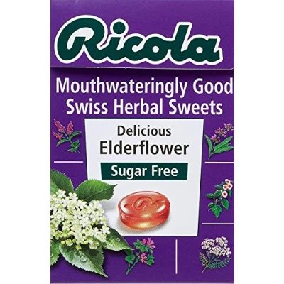 Image of Ricola Box Elderflower 45g (PACK OF 12)